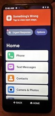 Jitterbug Lively Smart 3 (Unlocked) 32 GB Gray Good Used Fast Ship Camera Crack