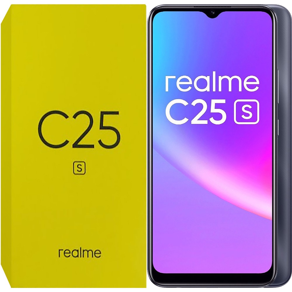 Realme C25s 4G Water Gray 64GB + 4GB Dual-SIM Factory Unlocked GSM NEW