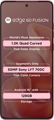 Motorola Edge 60 Fusion 5G 12GB RAM 256GB PANTONE Zephyr Global Version Dual Sim