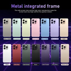G16 Pro Max 8+256GB Unlocked Cell Phone Android 15 Dual SIM 5G Smartphone Mobile