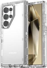 Clear Heavy Duty 3-Layer Shockproof Case for Samsung Galaxy S24 Ultra – Durable