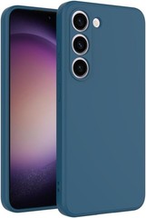 Samsung Galaxy S24 Plus Case Dark Blue, Scratch Resistant Soft Touch Slim Cover