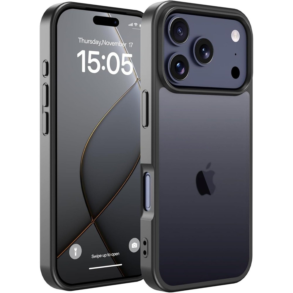 for iPhone 17 Pro Matte Phone Case, Shockproof Lightweight Anti-Fingerprint Cove