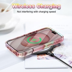 iPhone 15 Plus Case 6.7 inch (2023), Marble Pattern Heavy Duty Shockproof Cover