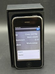 Vintage APPLE iPhone 3GS Black 8GB A1303 GSM w/ Original Box RARE