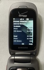 Samsung Convoy 2 SCH-U660 256MB Black (Verizon) Cellular Phone Flip