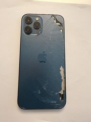 Apple iPhone 12 Pro Max – 128 GB – Pacific Blue (AT&T) A2342]- for parts – read