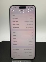 Apple iPhone 15 Pro 256GB Black Titanium 81% Battery Health SPB-TS 369140