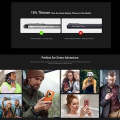 6.88 inch FOSSiBOT F112 PRO 5G Rugged Phone Android 14 Mobile Waterproof Unlock