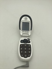Samsung Jitterbug White Flip Cell Phone ——754——