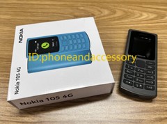 Original Nokia 105 4G Black Blue Dual SIM Unlocked cell phone – New Sealed
