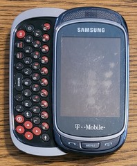Samsung Gravity T / Gravity Touch SGH-T669 – Gray ( T-Mobile ) Rare Slider Phone