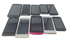 Lot of 10 Phones NYX Mobile Sky HD Lux Fly II A1 Eco Rex Zeuz HD Orbis No Power
