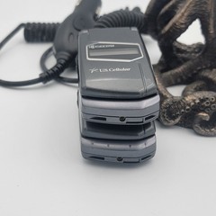 Kyocera SOHO KX1 Silver (U.S. Cellular) Very Rare CDMA Flip Phone lot of 2