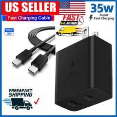 35W Super Fast Charger Adapter + Type C Cable For Samsung GALAXY S21 S22 S23 S24