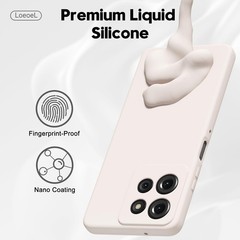 Motorola Moto G 2025 Case G Play 2026/ G 2026 Phone Case Silicone, Beige Stone C