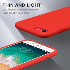 Heavy-Duty Silicone Case for iPhone SE 2022 (3rd Gen)/iPhone SE 2020 (2nd Gen)/i