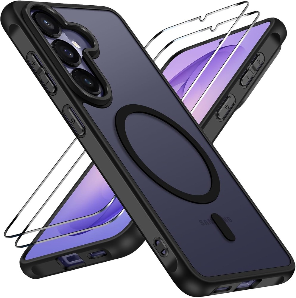 3-in-1 Magnetic Phone Case for Samsung Galaxy S26 Plus 5G 6.7” with Protector
