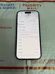 Apple iPhone 15 Unlocked 128GB – cracked front & back – parts or repair