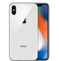Apple iPhone X A1865 Unlocked 64GB Silver B-