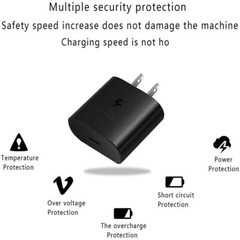 45W Type USB C Super Fast Wall Charger+6ft Cable For Samsung Galaxy S22 S23 M