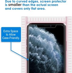 2-Pack Tempered Glass Film Screen Protector for iPhone X, XS & 11 Pro 5.8 Inch