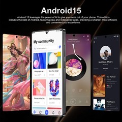 Unlocked Cell Phone 25 Ultra 7″ Dual SIM 5G Smartphone Android 15 Cheap Phone