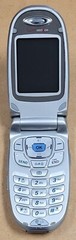 LG VX6100 – Silver and Blue ( Verizon ) Rare Cellular Flip Phone