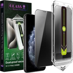 2PCS Anti-Spy Privacy Screen Protector for iPhone X/XS/11 Pro 5.8 Inch Full Cove