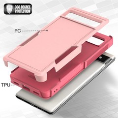 for Google Pixel 6a Case, PC+TPU Two-in-one Double-Layer Anti-Fall Mobile Phone