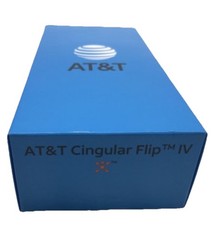 AT&T CINGULAR FLIP IV 4GB PHONE U102AA 4G LTE *Used-Good W/BOX*
