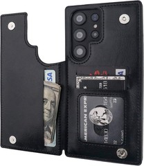 Wallet Case & Card Holder for Samsung Galaxy S23 Ultra 6.8 Inch Shockproof Cover