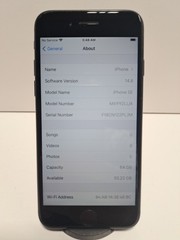 Apple iPhone SE 2nd Gen A2275 64GB Black ATT Locked – 92% Battery