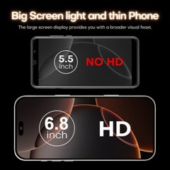 i16 Pro Max 7.3″ Android 14 Smartphone Unlocked 8000mAh 50MP+108MP NFC Dual SIM