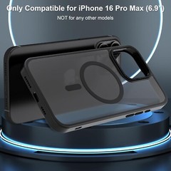 For iPhone 16 Pro Max 5G Case with Military Grade Drop and Shockproof Protection