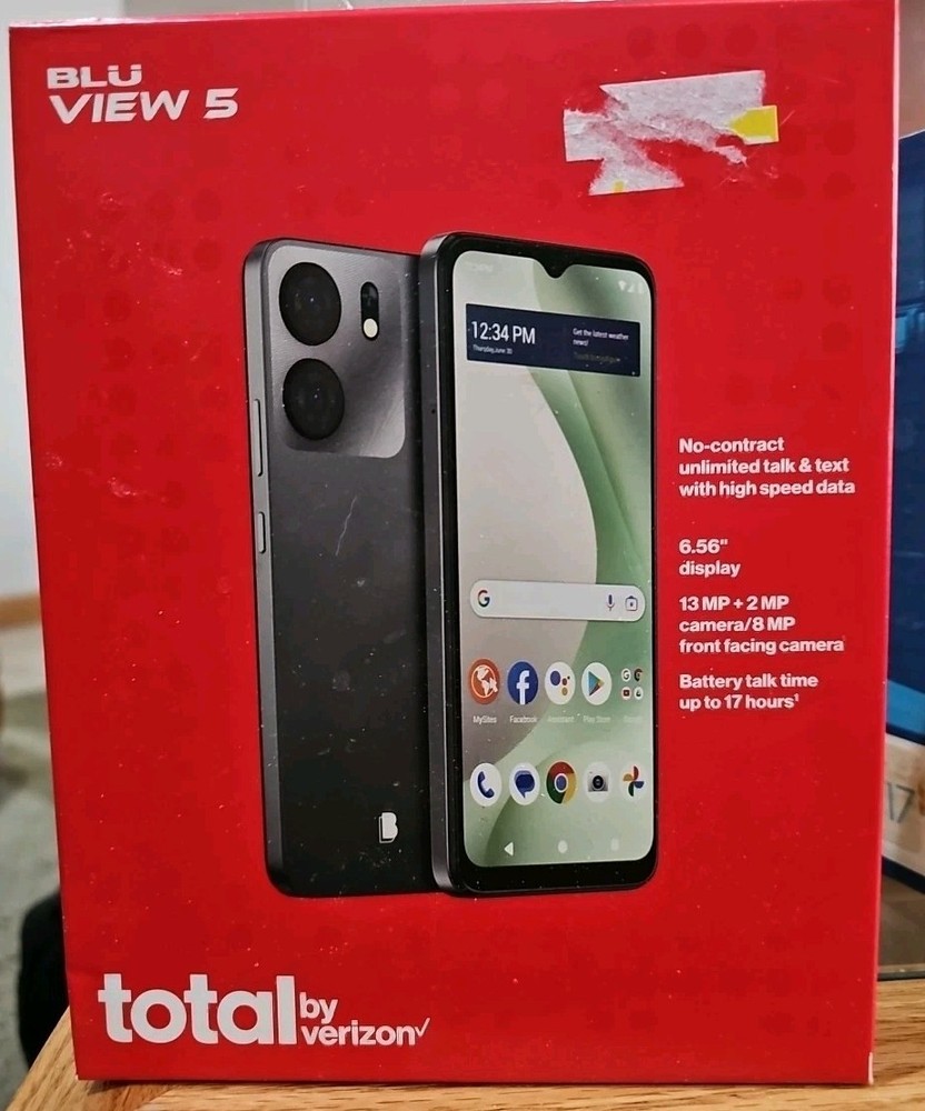 Total By Verizon BLU View 5 4G (64GB) 2.0 GHz Quad-core Processor