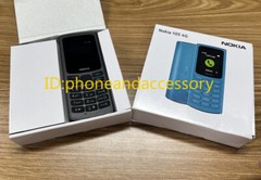 Original Nokia 105 4G Black Blue Dual SIM Unlocked cell phone – New Sealed