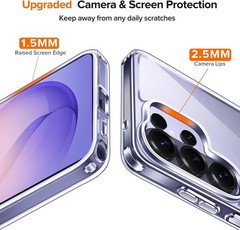 3-in-1 Case for Samsung Galaxy S26 Ultra 6.9 w/ Tempered Glass Screen Protection