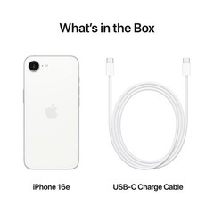 Apple iPhone 16E – 128 GB – White (Cricket wireless)