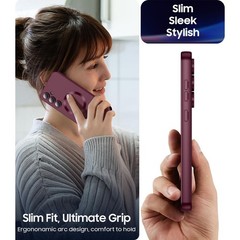 Samsung Galaxy S24 Plus Case with Camera Lens Protector, Slim Shockproof Silicon
