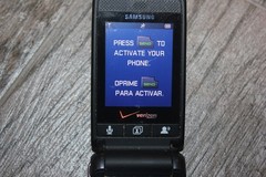 Working VGUC Samsung Haven SCH-U320 Flip Phone & Desk Chgr Verizon No Camera