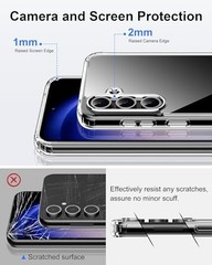 Samsung Galaxy S23 FE 5G 6.4-Inch, Transparent Hard Back – Crystal Clear Cover