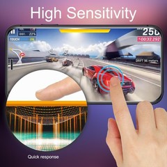 2-Pack Screen Protector for iPhone 12 Pro Max, Clear 9H Tempered Glass Film