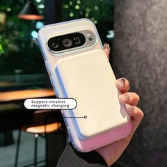 Iridescent Holographic Laser Gradient Case for Google Pixel 9 Pro XL 6.8″ Bumper