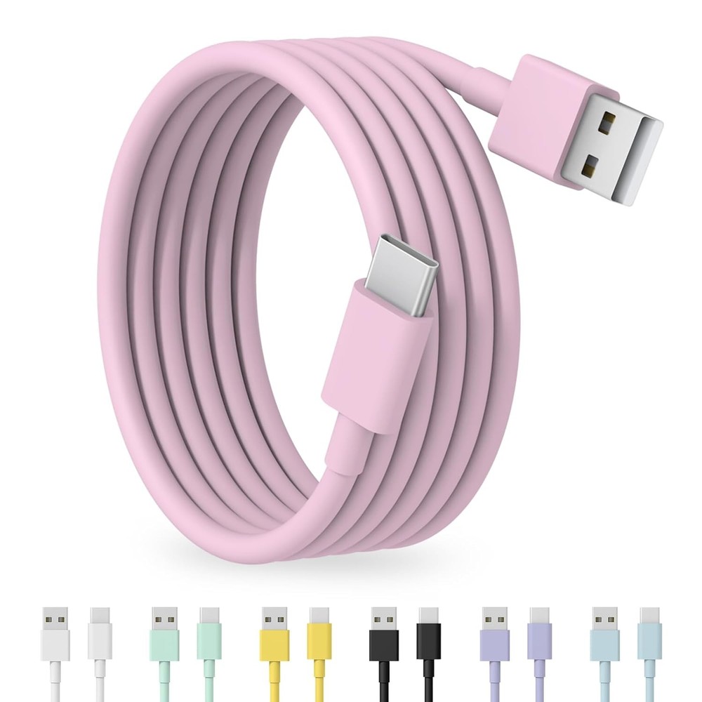 USB to USB C Cable for iPhone 17 16 15, 5FT Type C Charger Fast Charging Cable