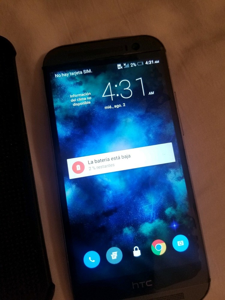HTC One M8 – 32GB Gunmetal Gray (Verizon)the front camera does not work