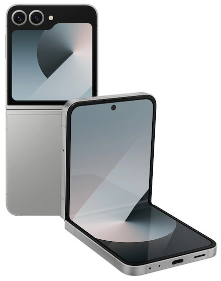 Samsung Galaxy Z Flip6 SM-F741U1 Unlocked 256GB Silver Shadow Good