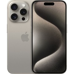 Apple iPhone 15 Pro 256GB GSM / CDMA Unlocked Phone – Natural Titanium – Used