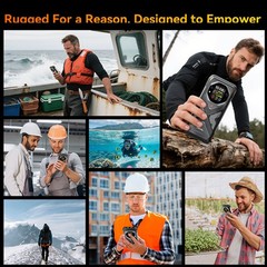 OSCAL TANK 5G AI Rugged Phone Android 15 Outdoors IP68 Dual Screen Mobile Global