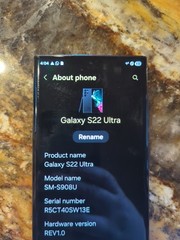Samsung Galaxy S22 Ultra SM-S908U Xfinity Locked 128GB w/ chargers bundle